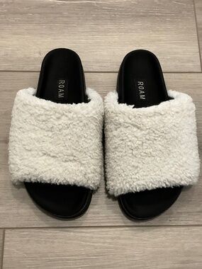 ROAM Fuzzy Sliders Off White Size EU 36